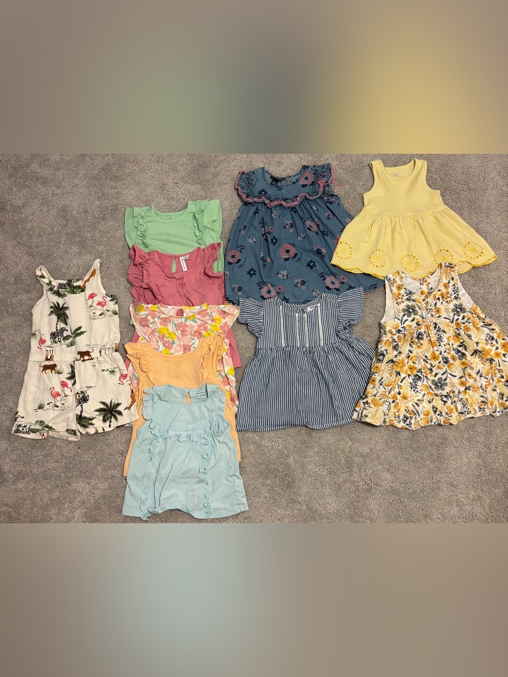 Girls Flowy Tops & Romper